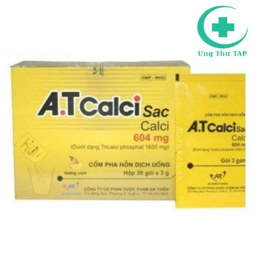 A.T Calci sac - Thuốc bổ sung caxi tốt nhất hiện nay
