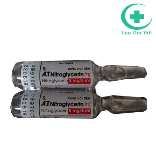 A.T Nitroglycerin inj - Thuốc điều trị tim mạch huyết áp hiệu quả