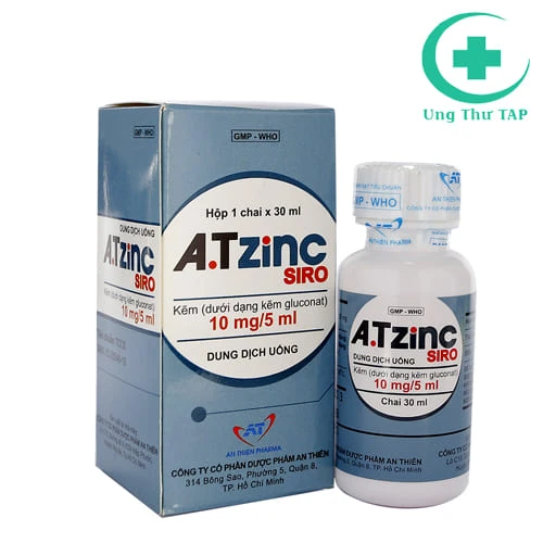 A.T Zinc Siro - Điều trị và bổ sung kẽm hiệu quả