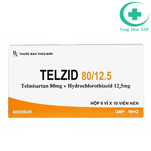 Telzid 80/12.5 - Thuốc điều trị tăng huyết áp của Me Di Sun