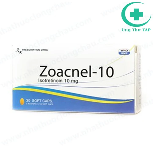 Zoacnel-10 - Thuốc trị mụn trứng cá nặng của Davipharm