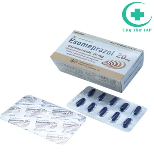 Esomeprazol 20mg Khapharco - Thuốc điều trị viêm loét dạ dày