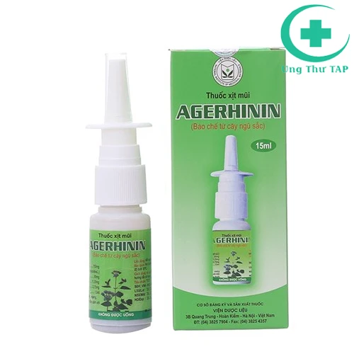 Agerhinin 15ml - Thuốc xịt mũi điều trị viêm mũi, viêm xoang