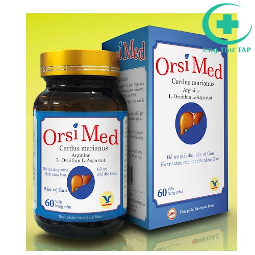OrsiMed - Thực phẩm chức năng bảo vệ gan, giải độc gan hiệu quả