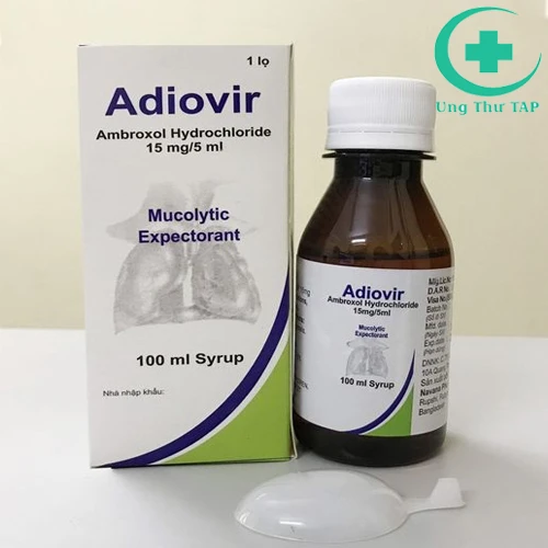 Adiovir 100ml - Thuốc điều trị viêm phổi cấp và mãn tính