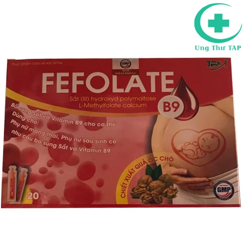 Fefolate B9 - Giúp bổ sung Sắt và Vitamin B6 cho cơ thể