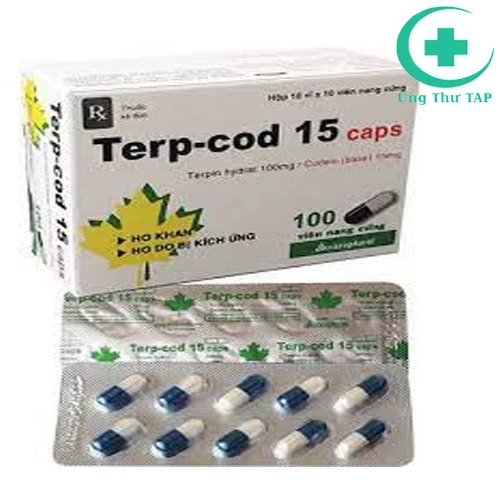 Terp-cod 15 caps - Thuốc điều trị các triệu chứng ho hiệu quả
