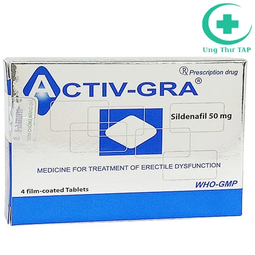 Activ-GRA 50mg - Thuốc điều trị rối loạn cương dương hiệu quả