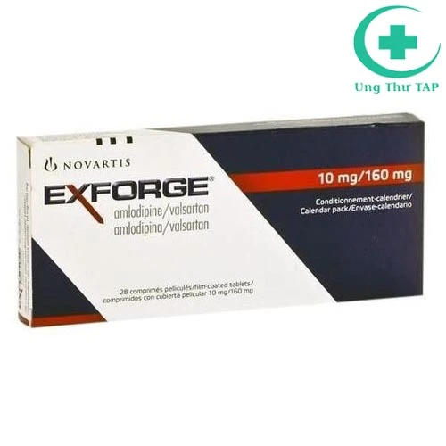 Exforge Tab 10mg/160mg - Thuốc điều trị tăng huyết áp vô căn