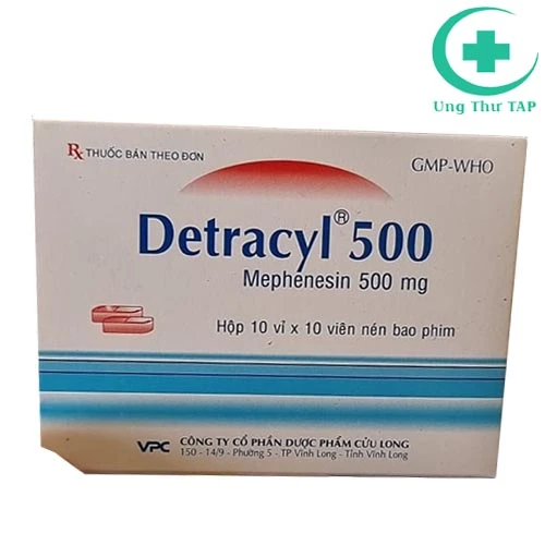 Detracyl 500 - Thuốc điều trị thoái hóa cột sống của Cửu Long