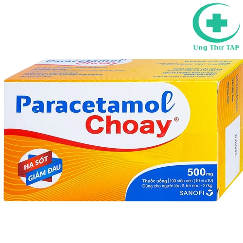 Paracetamol Choay - Thuốc kháng sinh giảm đau hạ sôt hiệu quả