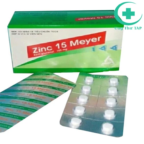ZINC 15 Meyer - Thuốc bổ sung kẽm và ngăn ngừa bệnh do thiếu kẽm