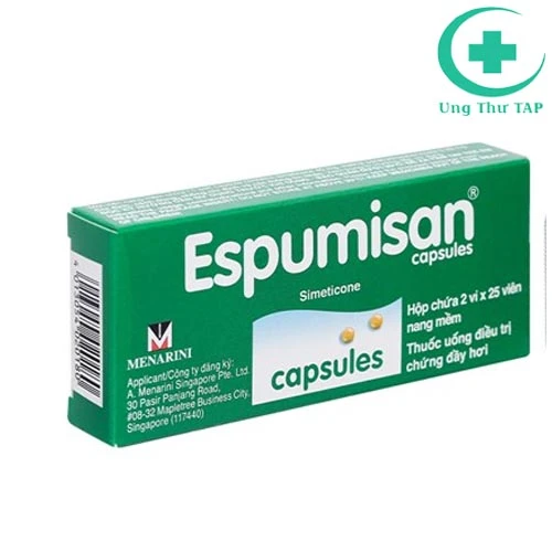 Espumisan Cap 40mg - Thuốc trị đầy hơi, chướng bụng hiệu quả