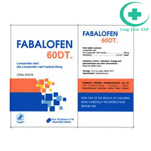 Fabalofen 60 DT - Thuốc kháng viêm giảm đau xương khớp hiệu quả