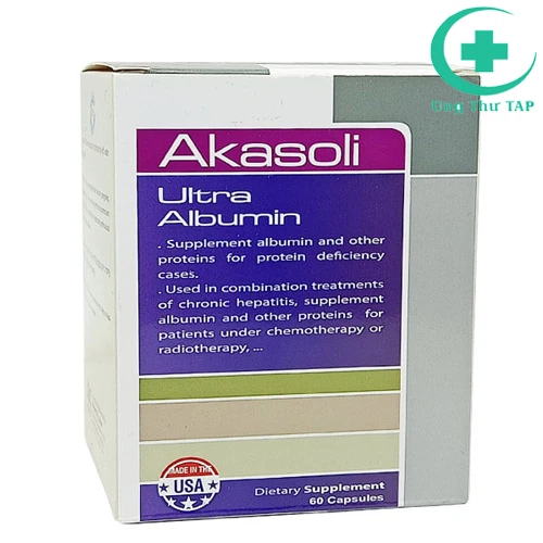 Akasoli Ultra Albumin - Cung cấp Albumin và acid amin thiết yếu