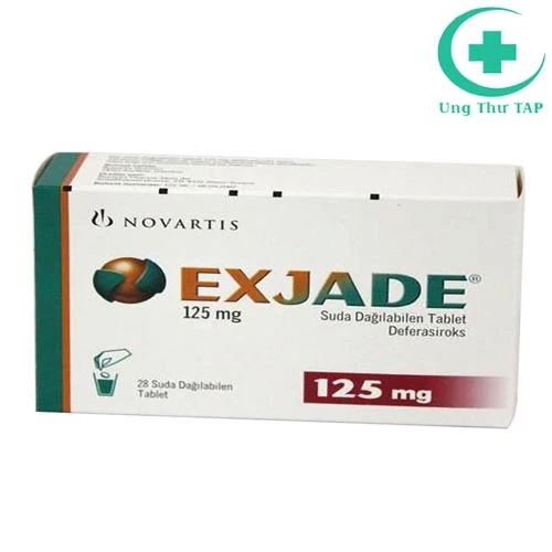 Exjade 125 - Thuốc trị thừa sắt mãn tính do truyền máu