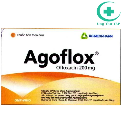 Agoflox 200mg - Thuốc điều trị viêm phế quản, viêm đại tràng
