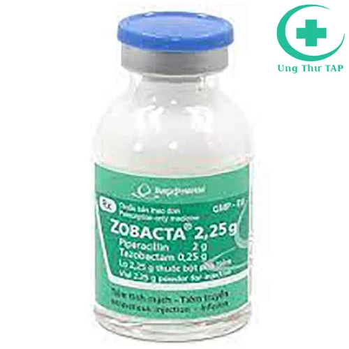 Zobacta 2,25g - Thuốc điều trị nhiễm trùng thể vừa tới nặng 