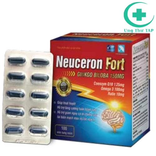 Neuceron Fort - Tăng cường tuần hoàn não, giảm nguy cơ tai biến