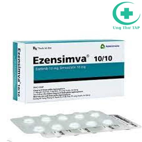 Ezensimva 10/10 - Thuốc điều trị tăng cholesterol trong máu 