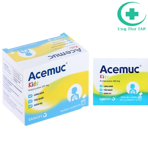 Acemuc 200mg - Thuốc giảm ho, long đờm, tiêu nhầy hiệu quả