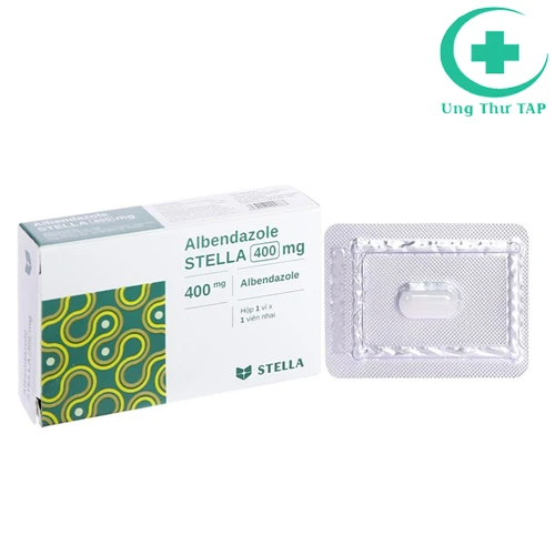 Albendazole Stella 400mg - Thuốc tẩy giun sán hiệu quả