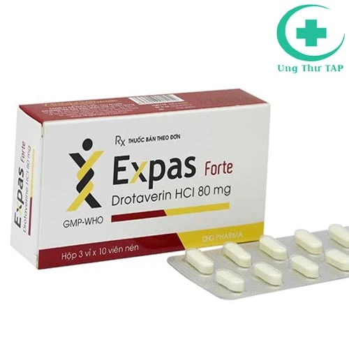 Expas Forte 80mg - Thuốc điều trị co thắt cơ do cơ trơn