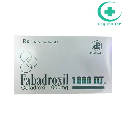 Fabadroxil 1000DT - Thuốc điều trị nhiễm khuẩn của Pharbaco