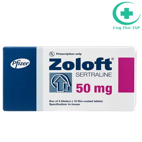 Zoloft Tab 50mg - Thuốc điều trị trầm cảm, ám ảnh cưỡng chế