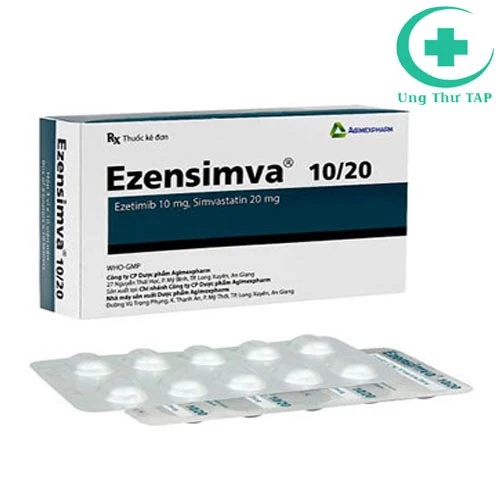 Ezensimva 10/20 - Thuốc điều trị tăng cholesterol trong máu