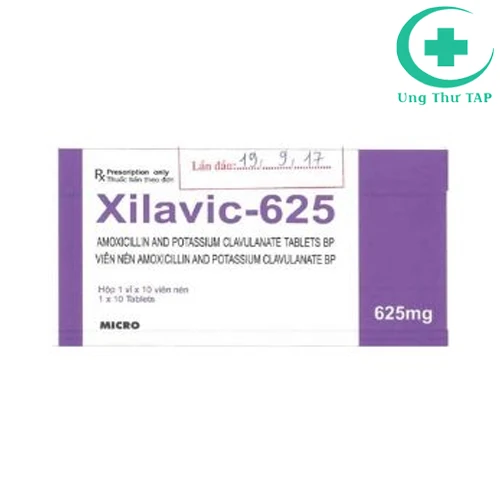 Xilavic 625 - Thuốc điều trị nhiễm khuẩn nặng đường hô hấp