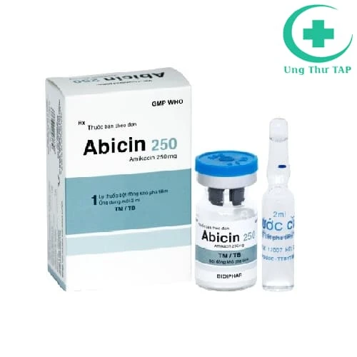 Abicin 250 Bidiphar - Thuốc điều trị nhiễm khuẩn nặng hiệu quả