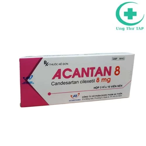Acantan 8 - thuốc điều trị huyết áp tăng và suy tim hiệu quả