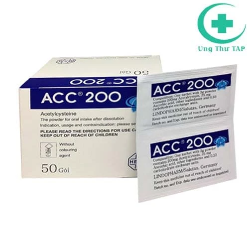 ACC 200 mg - điều trị các bệnh phế quản - phổi cấp và mãn tính 