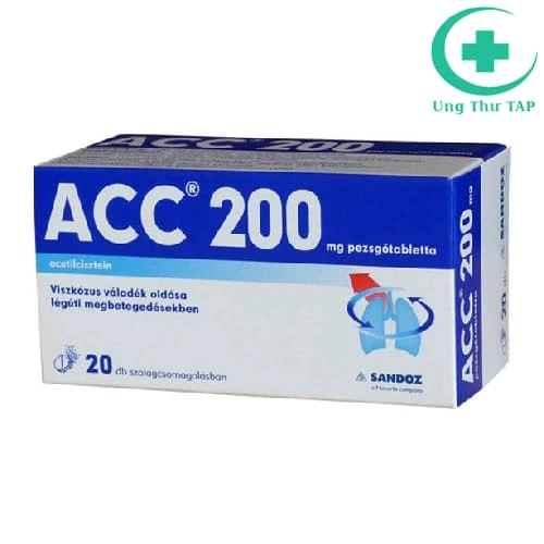 Acc Pluzz 200 - Thuốc điều trị các bệnh phế quản - phổi cấp