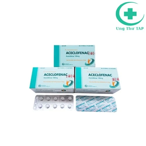Aceclofenac 100mg Khapharco - Giảm đau, kháng viêm hiệu quả