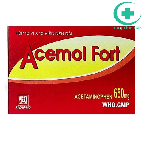 Acemol fort - Thuốc điều trị các chứng đau và sốt từ nhẹ đến vừa