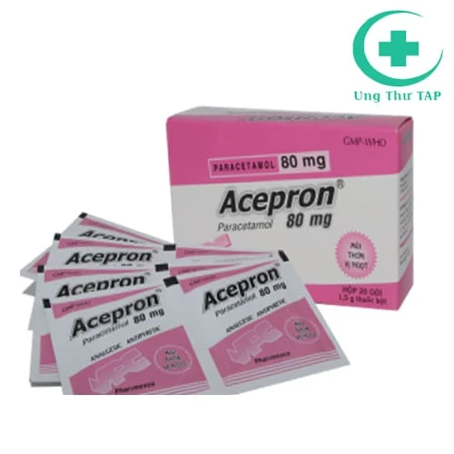  Acepron 80 - Thuốc giảm đau, hạ sốt hàng đầu của Cửu Long