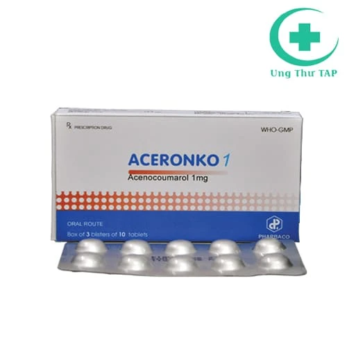 Aceronko 1 - Thuốc đặc hiệu điều trị nhồi máu cơ tim của Pharbaco