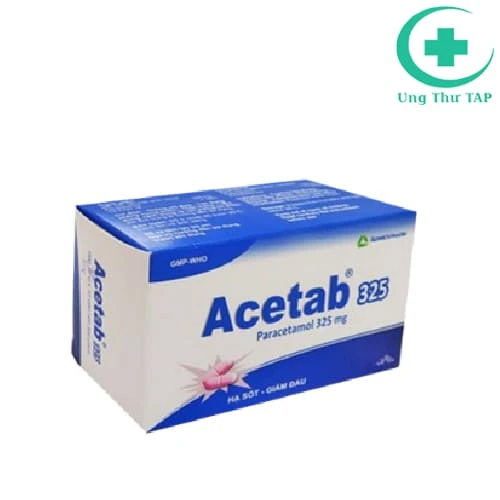 Acetab 325mg Agimexpharm - Thuốc giảm đau - hạ sốt hiệu quả