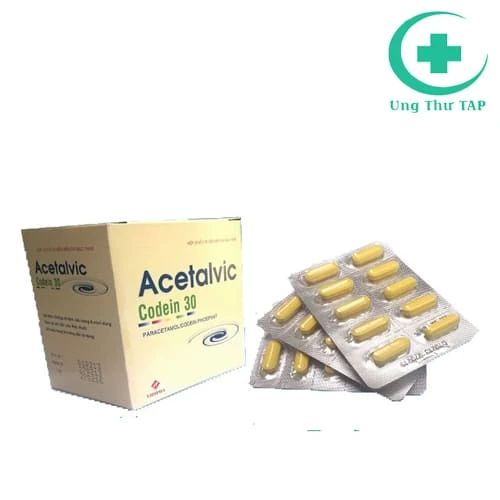 ACETALVIC CODEIN 30 - Thuốc điều trị giảm đau, hạ sốt hiệu quả của Vidipha
