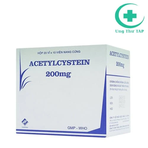 ACETYLCYSTEIN 200mg - Thuốc điều trị tiêu nhầy hiệu quả của Vidipha 