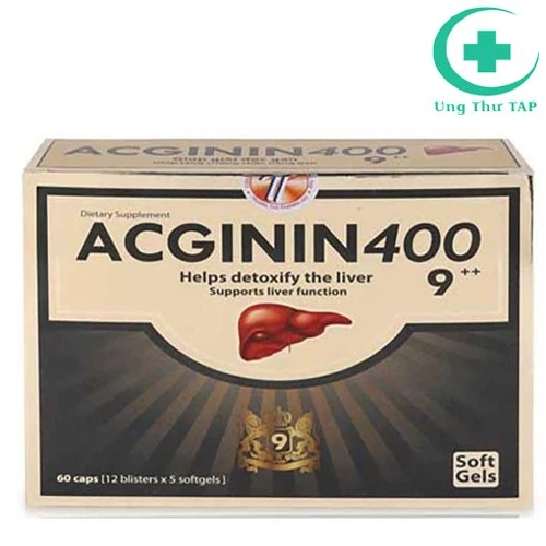Acginin 400 9++ - Giúp giải độc gan, tăng cường chức năng gan