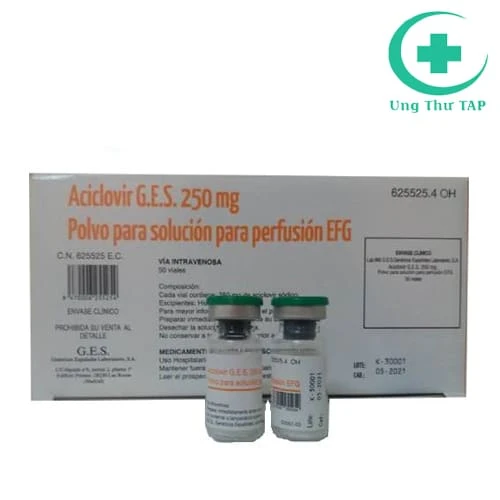 Aciclovir G.E.S 250mg - Thuốc điều trị nhiễm virus herpes simplex của Spain