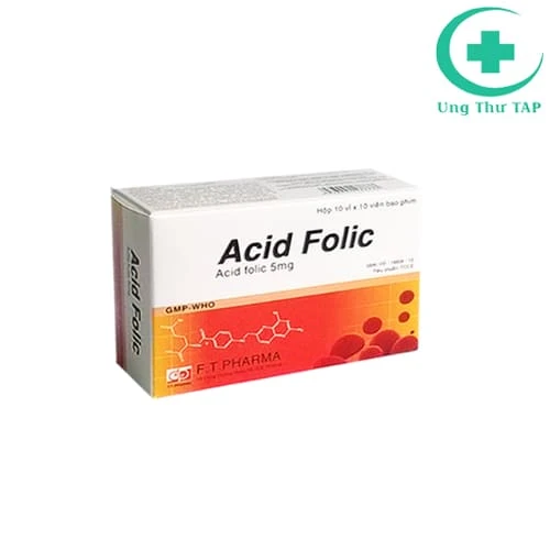 ACID FOLIC 5mg - Giúp bổ sung acid hiệu quả của dược phẩm 3/2