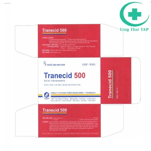 Acid tranexamic 500mg - Thuốc điều trị chảy máu của Minh Dân