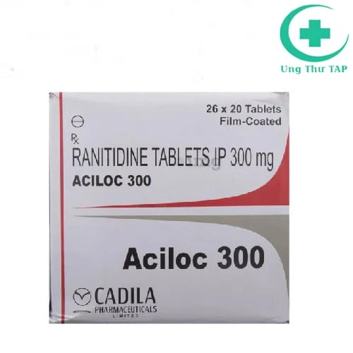 Aciloc 300 Cadila - Thuốc điều trị loét dạ dày - tá tràng