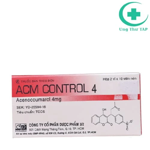 ACM Control 4 F.T.Pharma - Thuốc điều trị bệnh tim mạch