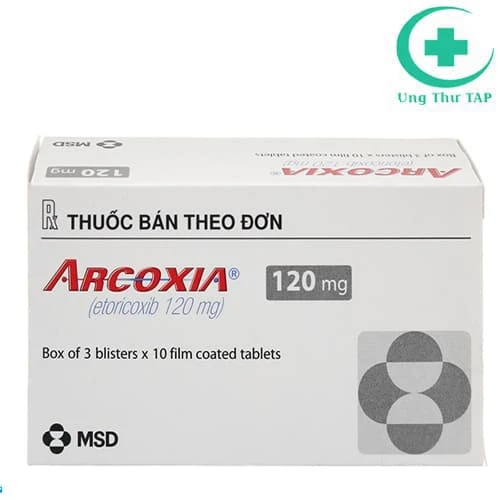 Arcoxia Tab 120mg 30's- Thuốc trị đau xương khớp hiệu quả