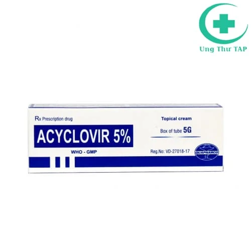 Acyclorvir 5% Quapharco - Điều trị nhiễm virus Herpes simplex